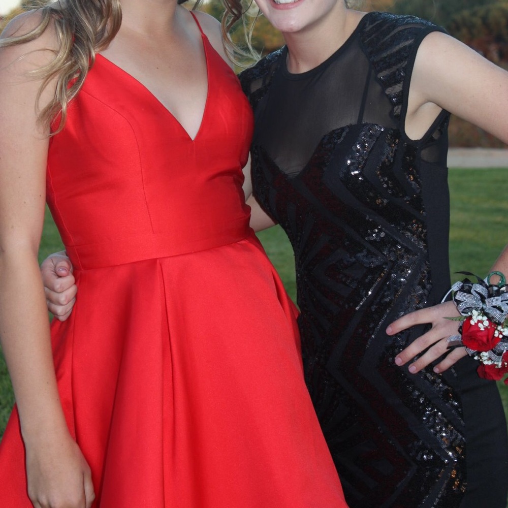 Red Jovani dress